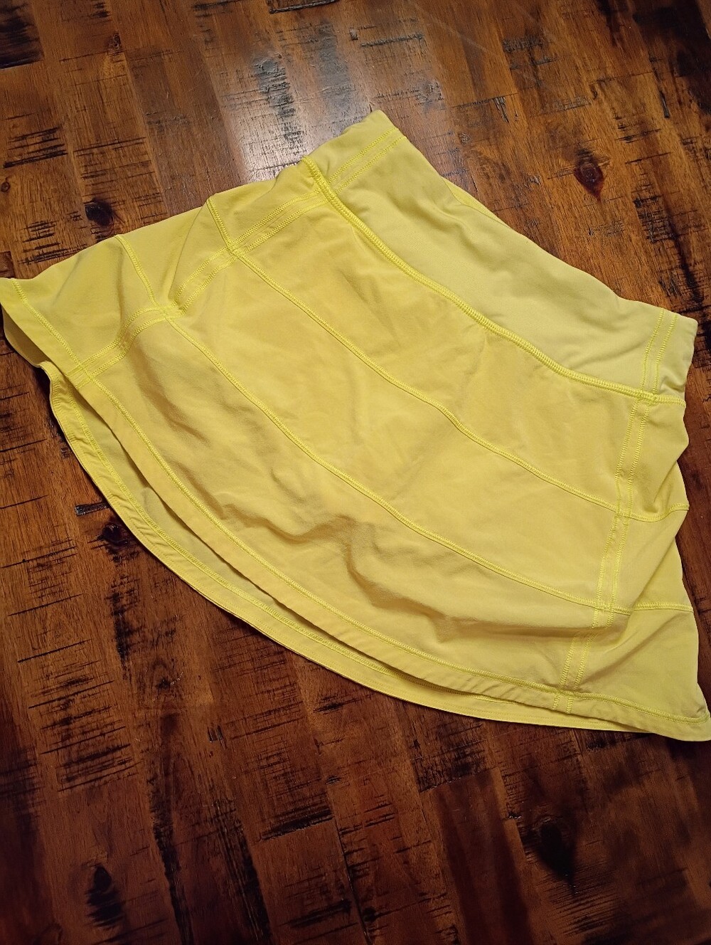 lululemon athletica Bright Yellow Circle Skort